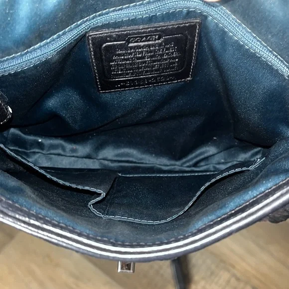 Coach Black Leopard Crossbody Purse - Picture 7 of 9